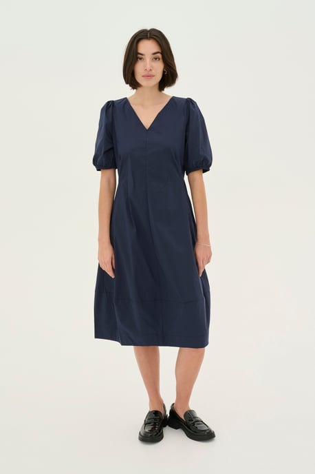 Kleid im lässigen Schnitt Blaues Iris blue - Image 5