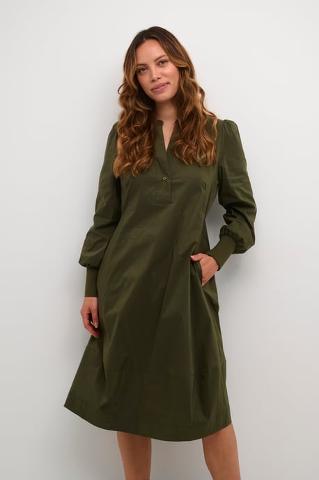 Kleid Feminine Burnt Olive - Image 2