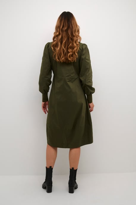 Kleid Feminine Burnt Olive - Image 3