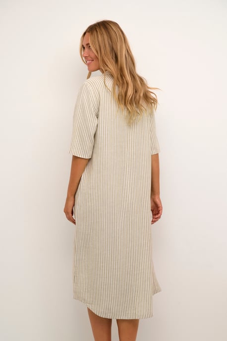 Kleid Relaxed fit Chinchilla/Chalk Stripe multicolour - Image 4