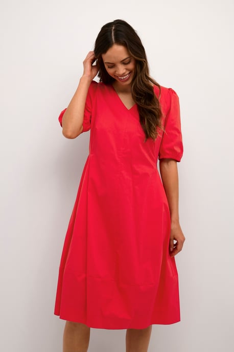 Kleid in lässigem Schnitt Feuerrot red - Image 4