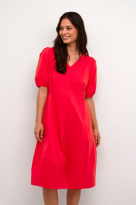 Kleid in lässigem Schnitt Feuerrot red - Image 5