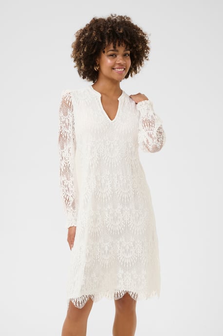 Kleid A-shape Spring Gardenia white - Image 3