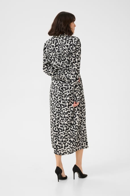 Kleid Baggy fit White/Black Leopard white black - Image 3