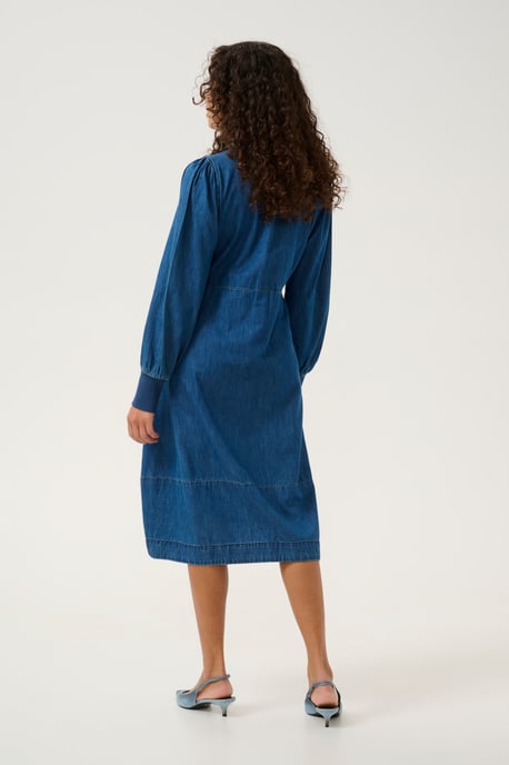 Kleid Casual Fit Dunkelblau Waschung dark blue - Image 3