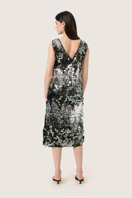 Jerseykleid Straight fit Silver Zig Zag silver - Image 2