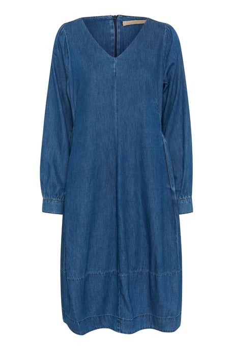 Kleid Lockerer Fit Dunkelblaue Wäsche dark blue - Image 4
