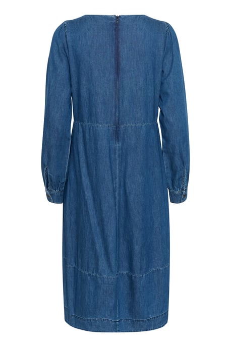 Kleid Lockerer Fit Dunkelblaue Wäsche dark blue - Image 5