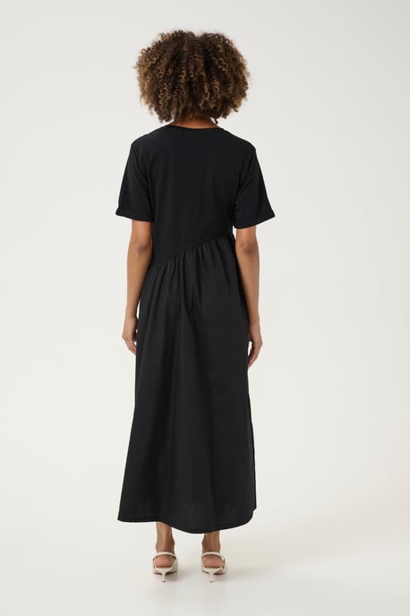 Kleid Lockere Passform Schwarz - Image 3