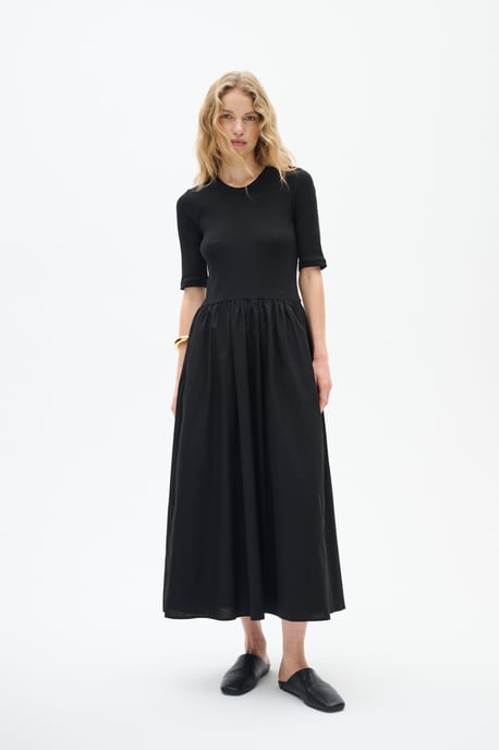 Kleid Gerade Passform Black - Image 3