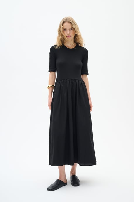 Kleid Gerade Passform Black - Image 4