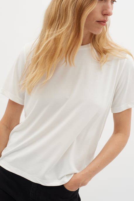T-shirt Gerade Passform Whisper White - Image 3