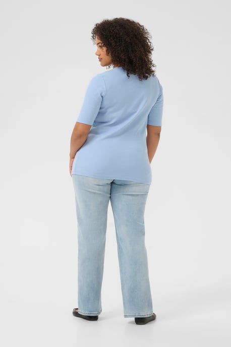 T-shirt Tight fit Soft Chambray light blue - Image 2