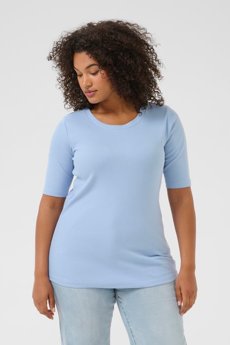 T-shirt Tight fit Soft Chambray light blue - Image 3