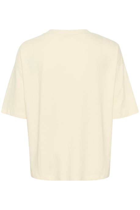 T-shirt Oversize fit Turtledove offwhite - Image 5