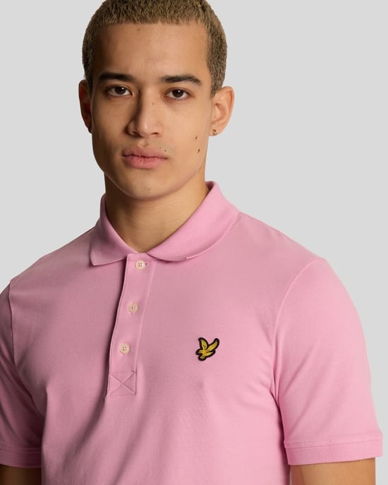Lyle & Scott Plain Poloshirt - Rosa - Image 4