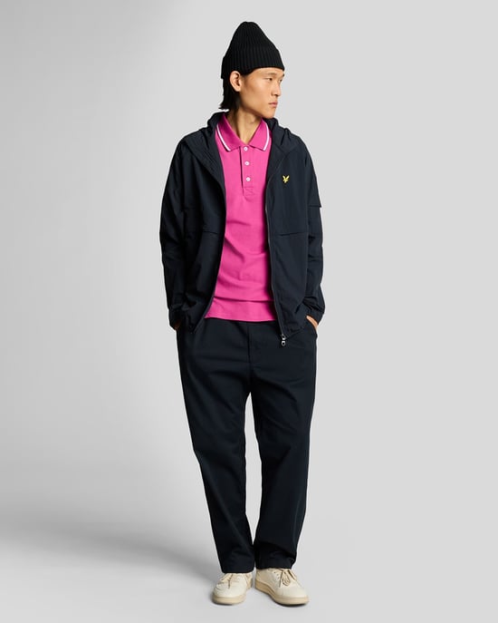 Lyle & Scott Poloshirt mit Streifen - Türkis - Image 2