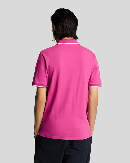 Lyle & Scott Poloshirt mit Streifen - Türkis - Image 3