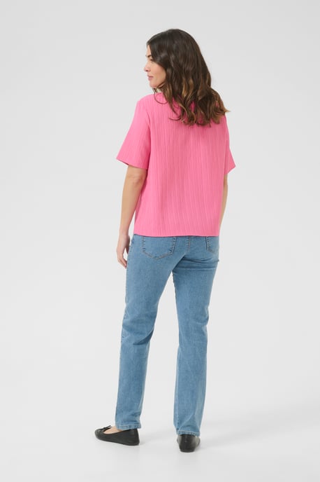 Kurzarm-Bluse Regular fit Azalea Pink CC pink - Image 2