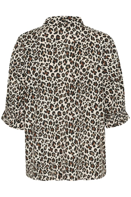 Kurzarm-Bluse Regular fit Multi Color Leo Print leopard - Image 5
