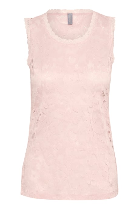 Ärmellose Bluse mit lockerer Passform in blassem Mauve rose - Image 4