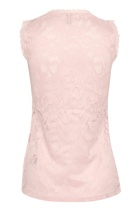 Ärmellose Bluse mit lockerer Passform in blassem Mauve rose - Image 5