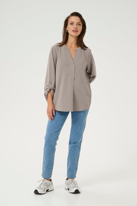 Kurzarm-Bluse Regular fit Steeple Gray grey - Image 1