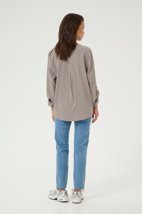 Kurzarm-Bluse Regular fit Steeple Gray grey - Image 3