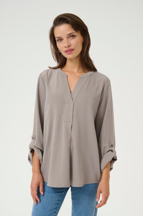 Kurzarm-Bluse Regular fit Steeple Gray grey - Image 5