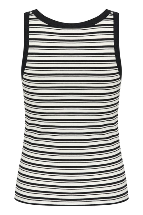 Jerseytop Slim fit Ova black stripe black white - Image 5