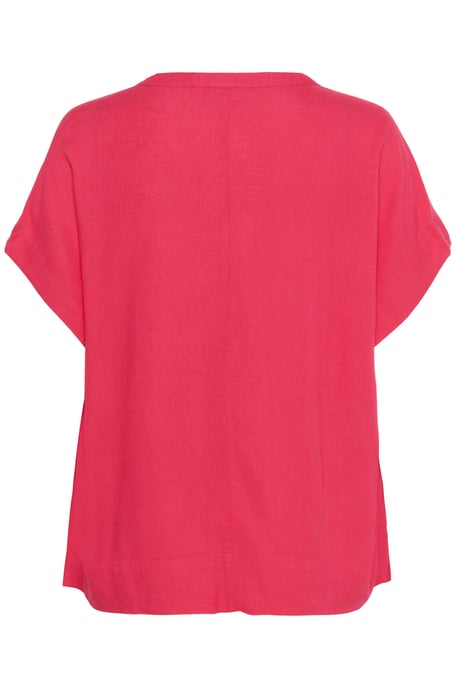 Kurzarm-Bluse Loose fit Raspberry pink - Image 5