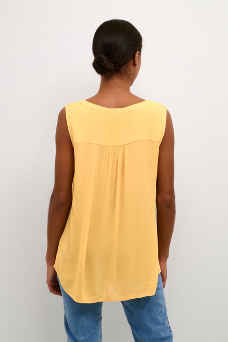 Top Regular fit Ochre yellow - Image 3