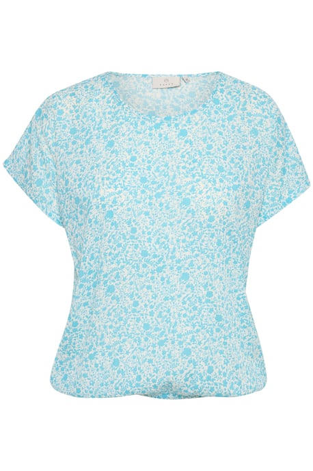 Ärmellose Bluse Loose fit Blue Atoll Petit Fleur floral - Image 4