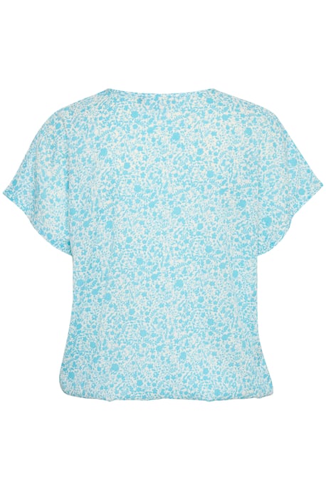 Ärmellose Bluse Loose fit Blue Atoll Petit Fleur floral - Image 5