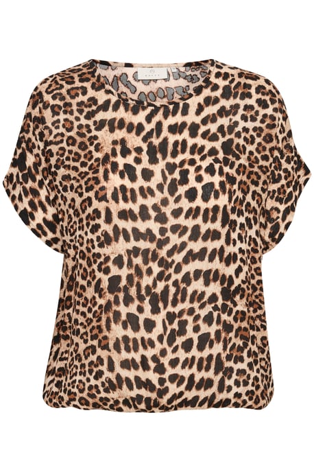 Ärmellose Bluse Loose fit Classic Leopard - Image 4