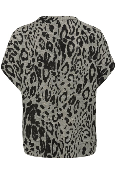 Kurzarm-Bluse Loose fit Moonstruck / Black Animal - Image 5