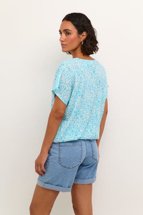 Ärmellose Bluse Loose fit Black/White Graphic Snake black white - Image 4