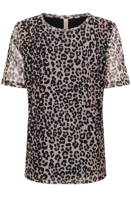 Kurzarm-Bluse Casual fit Leopard - Image 4