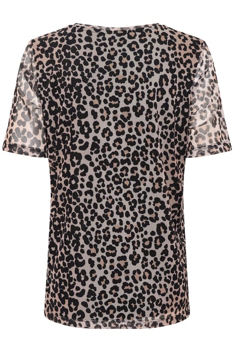 Kurzarm-Bluse Casual fit Leopard - Image 5