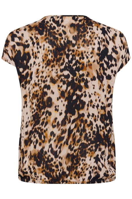 Kurzarm-Bluse Loose fit Leopard Print - Image 5