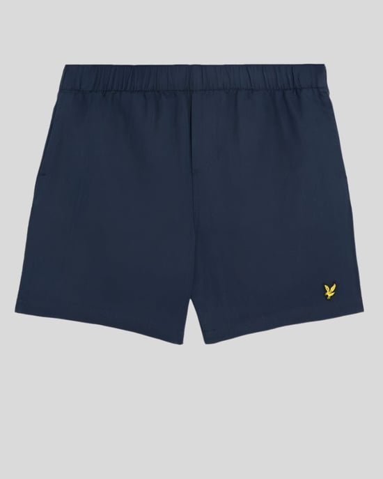Lyle & Scott Leinen-Deckshorts – Dunkelmarineblau - Image 3