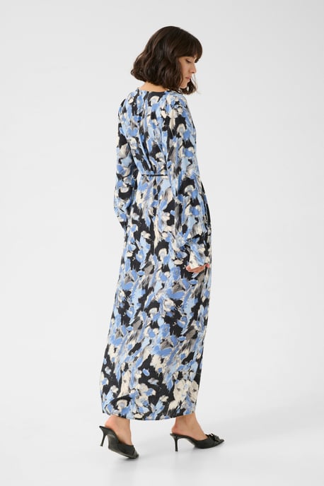 Kleid Loose fit Black/Blue Graphic Strokes - Image 3