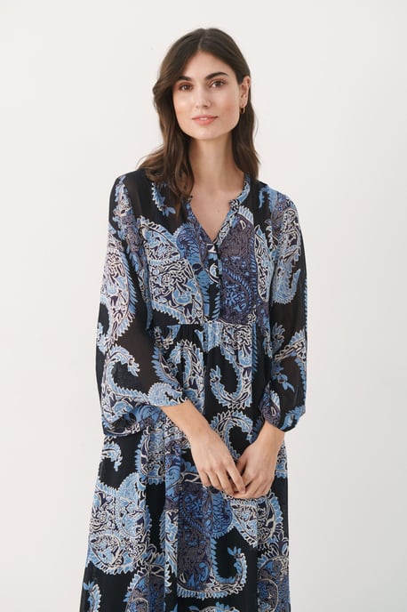 Kleid Relaxed fit Dark Navy Paisley dark blue - Image 5