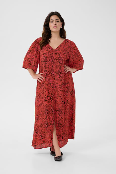 Kleid A-shape Grenadine Graphic Animal multicolour - Image 1