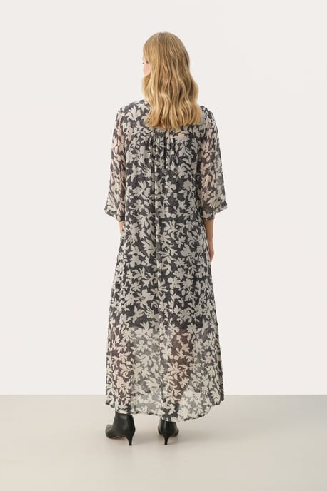 Kleid Gerade Passform Black Stitch Leaf print black multi - Image 4