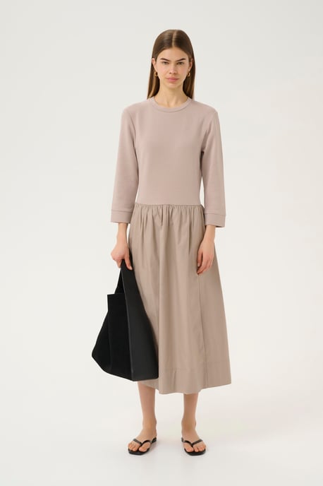 Jerseykleid Relaxed fit Clay beige - Image 2