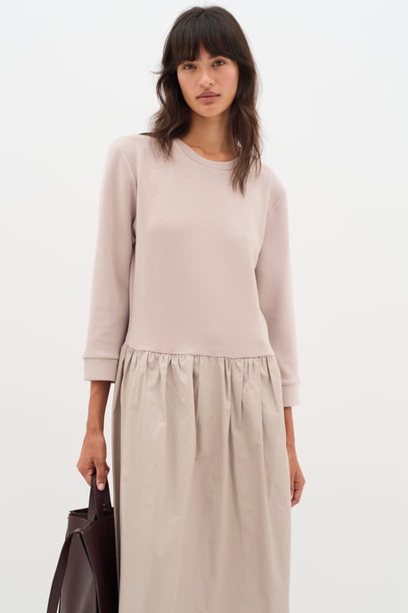 Jerseykleid Relaxed fit Clay beige - Image 5