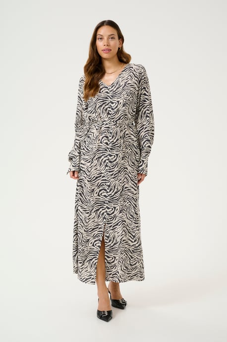 Kleid Loose fit Black Oyster/Moonstruck Animal dark grey - Image 2