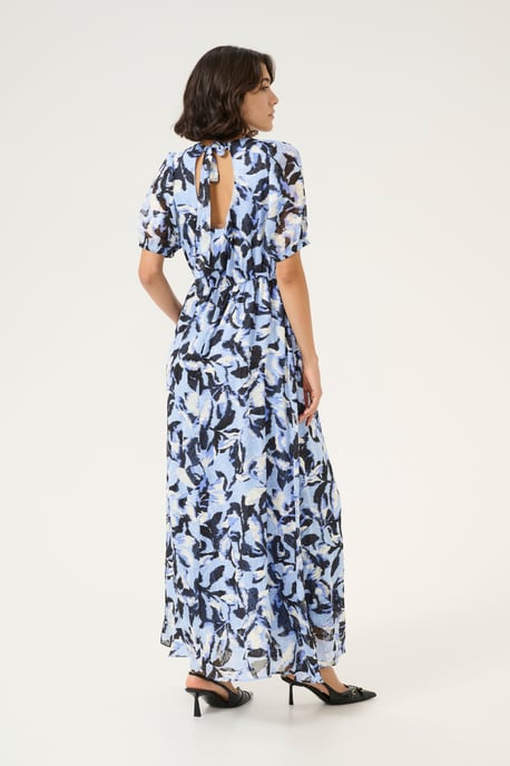 Kleid Regular fit Blue Flower Print - Image 3