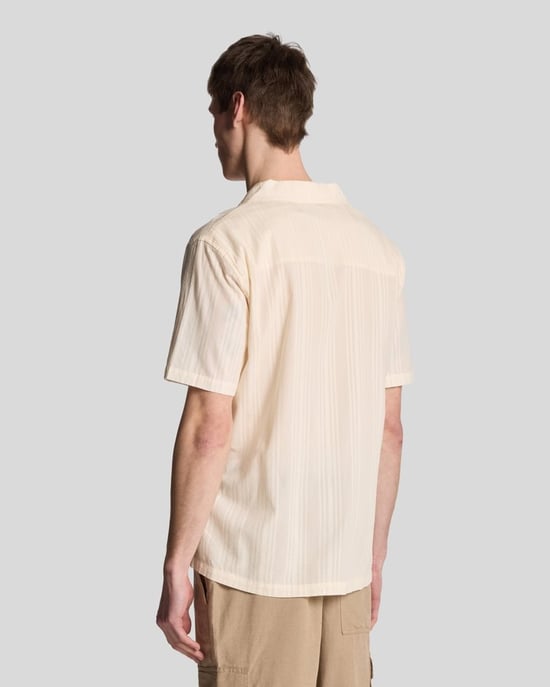 Lyle & Scott Resort-Hemd mit Lochstickerei - Beige - Image 3